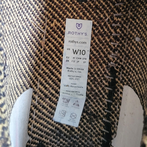 Rothy's Little Cat Leopard Print Driver Slip-On Loafers Size 10 - Picture 12 of 14